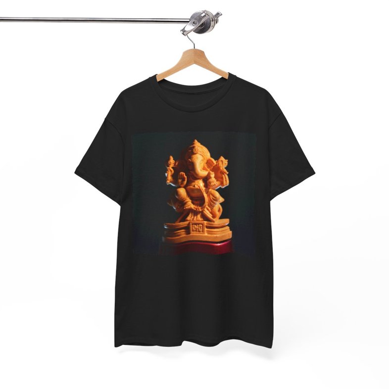Ganesh – Remover of Obstacles & Symbol of Wisdom - Unisex Heavy Cotton Tee