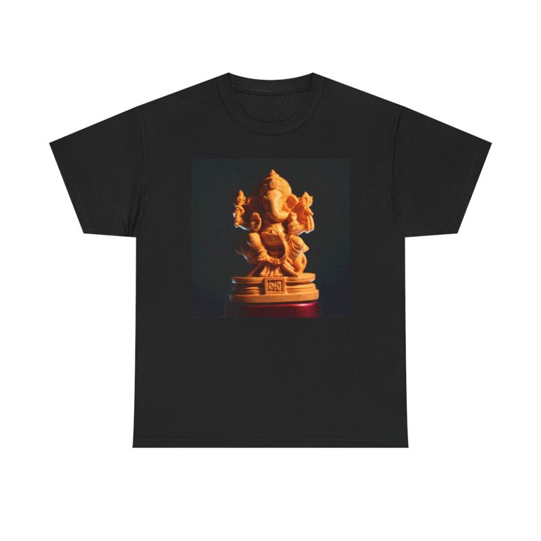 Ganesh – Remover of Obstacles & Symbol of Wisdom - Unisex Heavy Cotton Tee