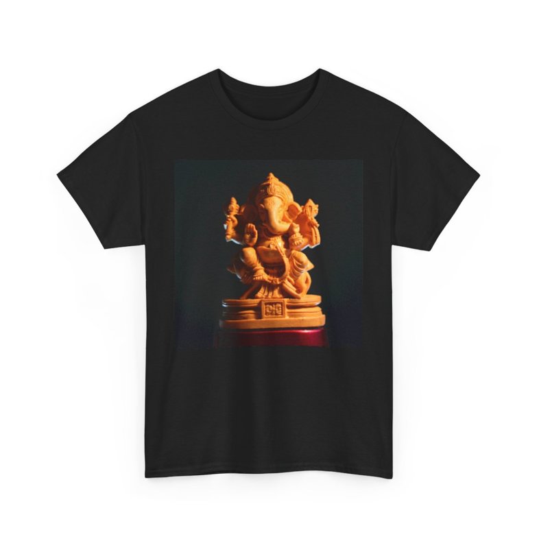 Ganesh – Remover of Obstacles & Symbol of Wisdom - Unisex Heavy Cotton Tee