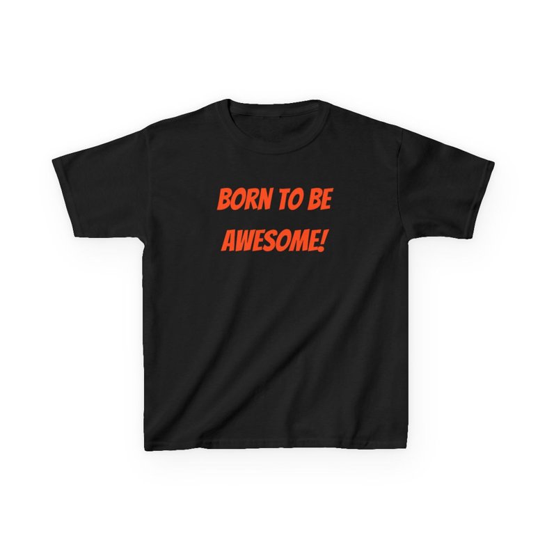 ⭐️ Inspiring Baby Shirt – Born to Be Awesome - Awesome Kids Tee, Fun Kids Shirt, Birthday Gift Tee, Cool Youth Clothing, Insp...