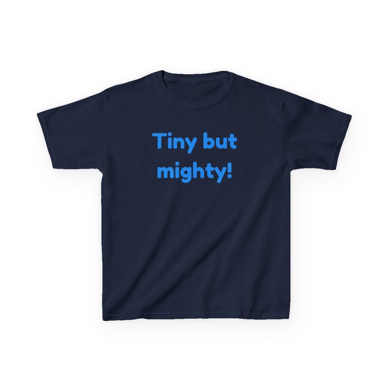 💪 Tiny but Mighty Baby Outfit for Little Fighters - Awesome Kids Tee, Fun Kids Shirt, Birthday Gift Tee, Cool Youth Clothing,...