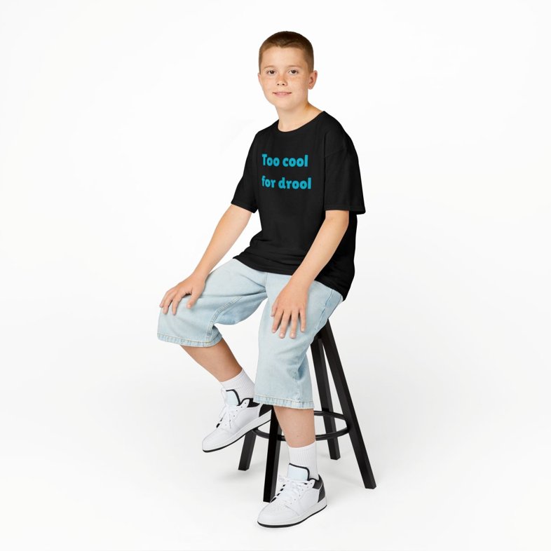 😎 Stylish and Funny Baby Tee – Too Cool for Drool - Awesome Kids Tee, Fun Kids Shirt, Birthday Gift Tee, Cool Youth Clothing,...