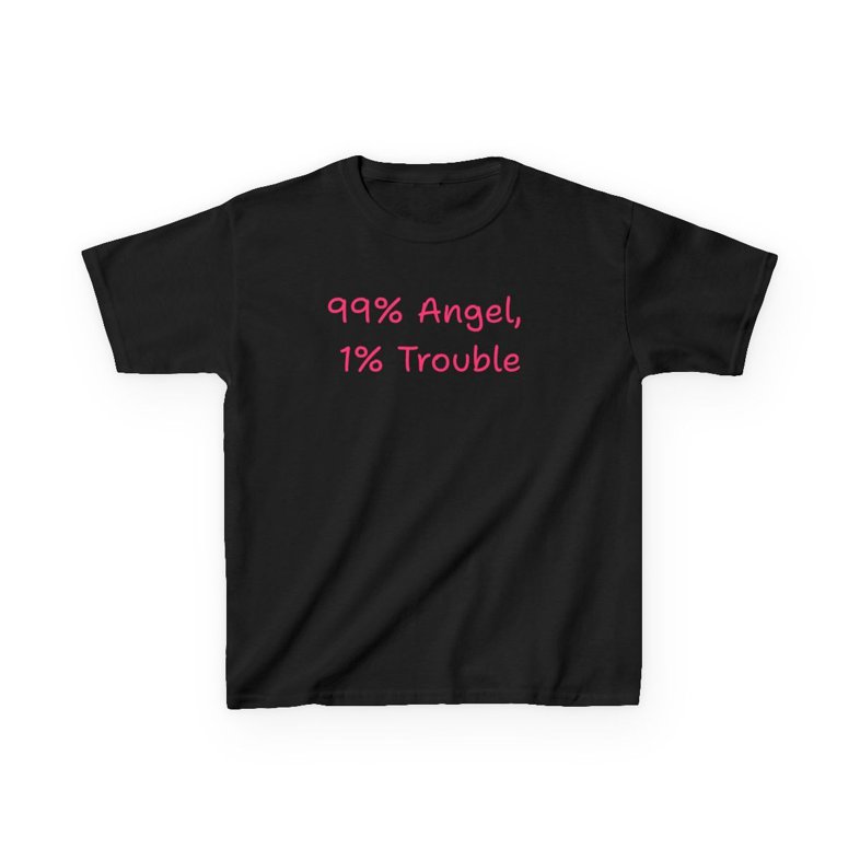 🧸 Sweet and Sassy Angel Baby Shirt Design - Awesome Kids Tee, Fun Kids Shirt, Birthday Gift Tee, Cool Youth Clothing, Inspira...