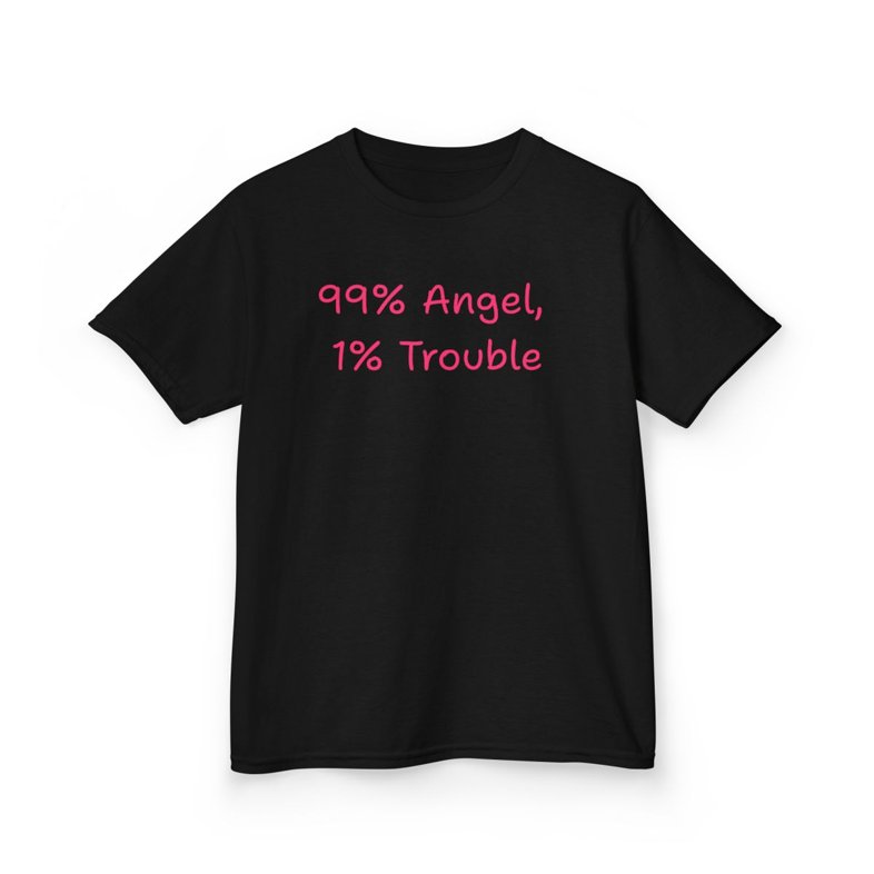 🧸 Sweet and Sassy Angel Baby Shirt Design - Awesome Kids Tee, Fun Kids Shirt, Birthday Gift Tee, Cool Youth Clothing, Inspira...