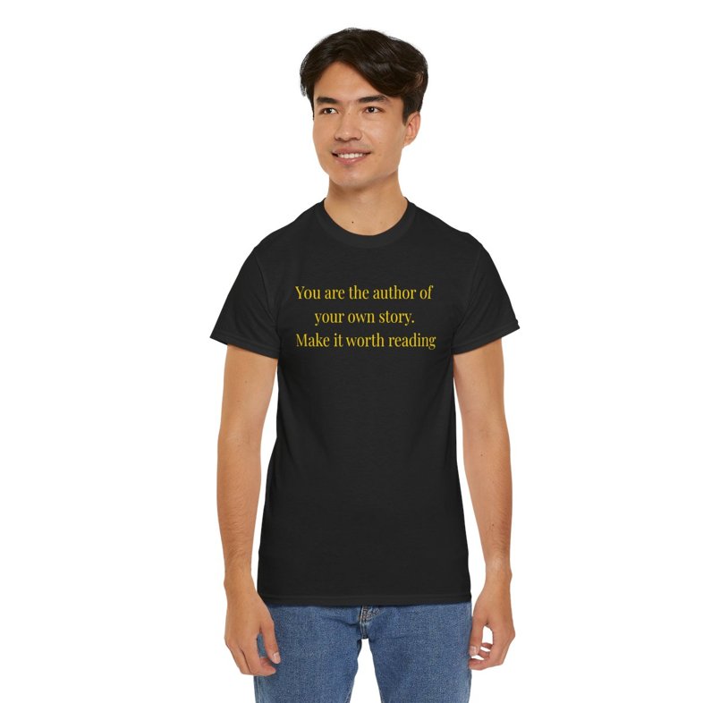 Be the Author of Your Life Story  - Unisex Heavy Cotton T-shirt