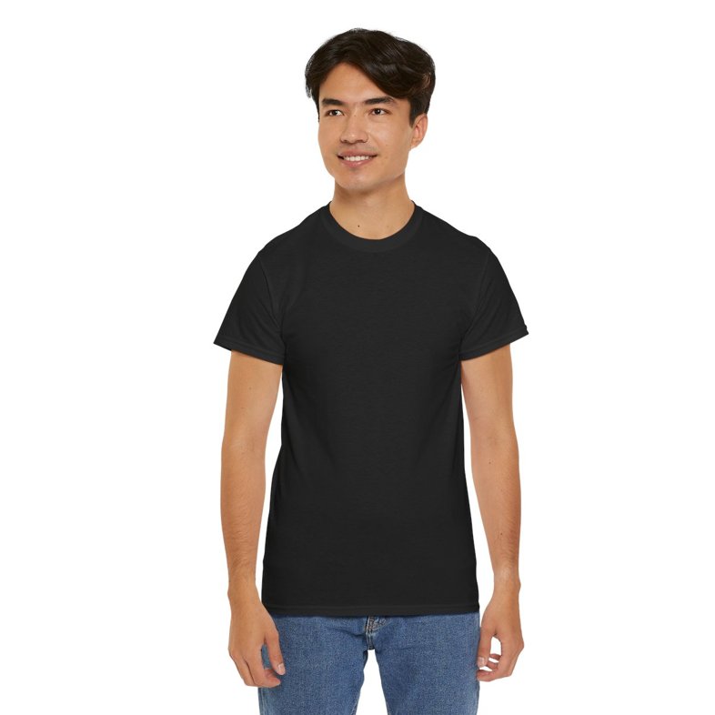 Essential Men's Heavy Cotton Tee – Classic Comfort, Everyday Style