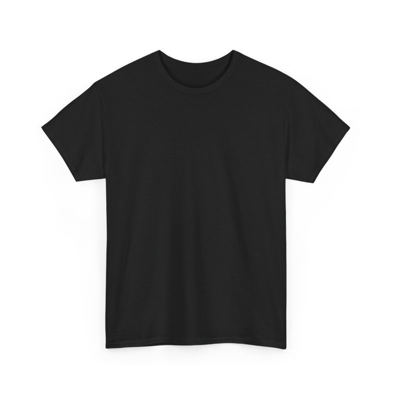 Essential Men's Heavy Cotton Tee – Classic Comfort, Everyday Style